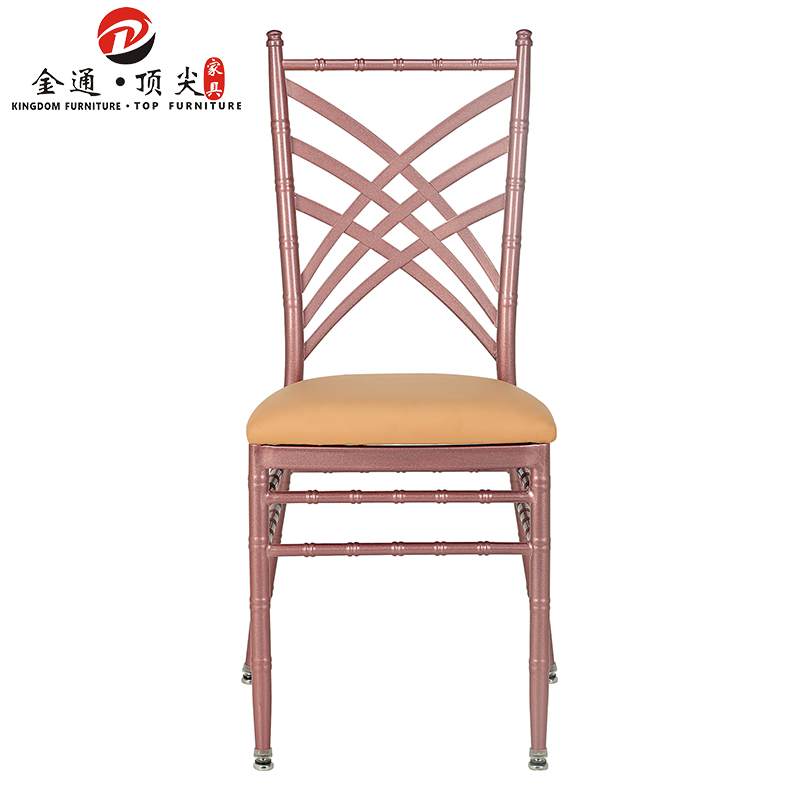 Iron Wedding Hall Chair OEM CY-8867